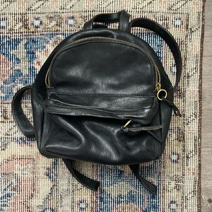 Very good used Lorimor Madewell Mini Leather Backpack